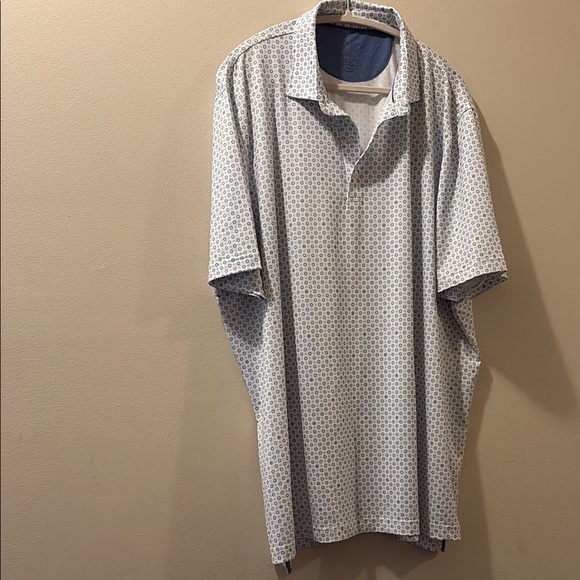 johnnie-O Other - Johnnie-O Men's Blue Patterned polo Shirt - XXL - golf